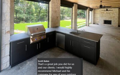 Dream Outdoor Kitchen on the Green