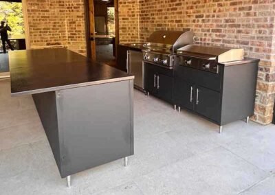 10-ft Graphite Galley w/ sink, fridge, grill & griddle