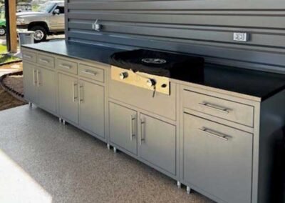 11-ft Grey, Standard doors & griddle