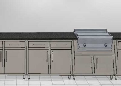 11-ft Grey, Standard doors & griddle (design)