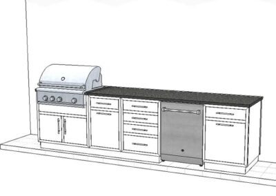 12-ft White, Standard doors & toe kicks (design)