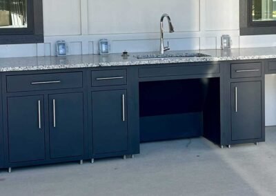20-ft Graphite w/ Standard doors & custom counters — ADA layout